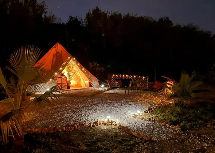 Glamping La Yurta Nel Luxe Belltent *